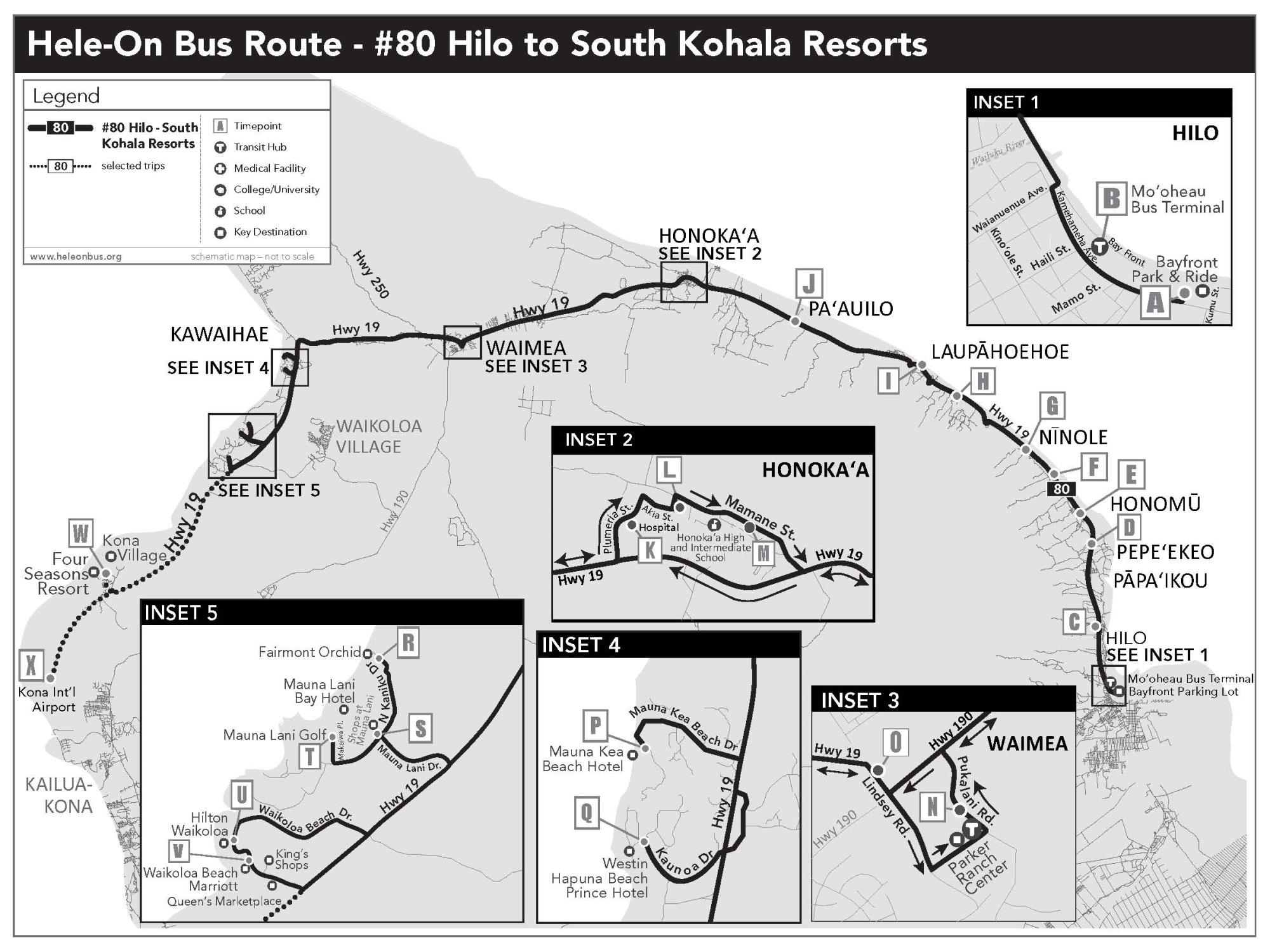 Route 80 Map