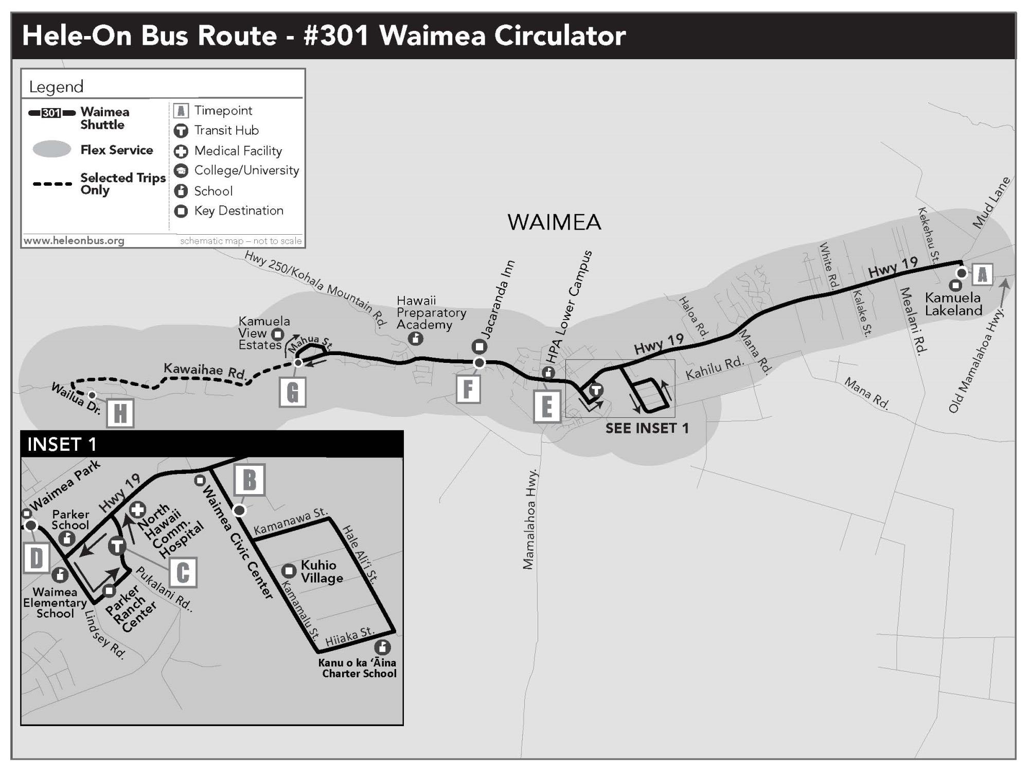 Route 301 Map